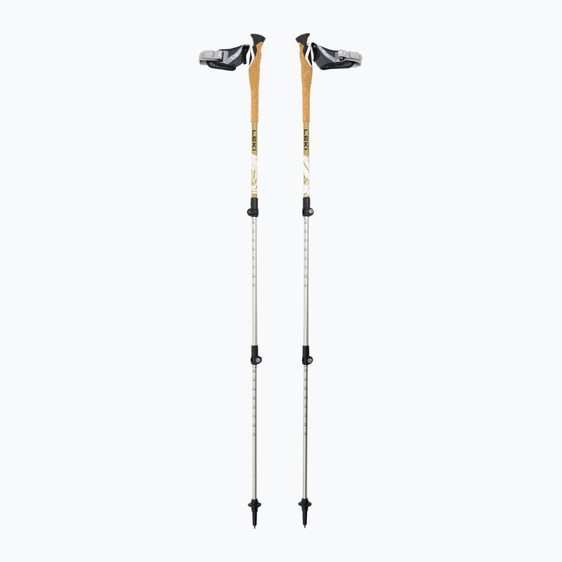 Žygio lazdos LEKI Cross Trail TA white/goldbrown/black