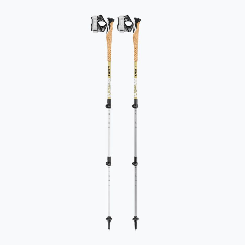 Žygio lazdos LEKI Cross Trail TA white/goldbrown/black 8