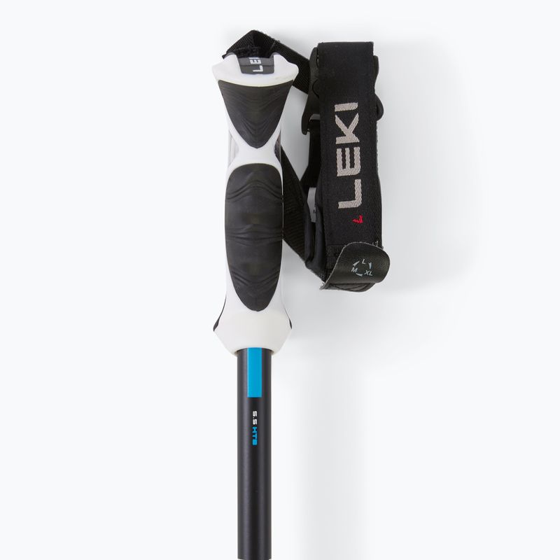 Slidinėjimo lazdos LEKI Bold Lite S dark anthracite/black/bright blue 2