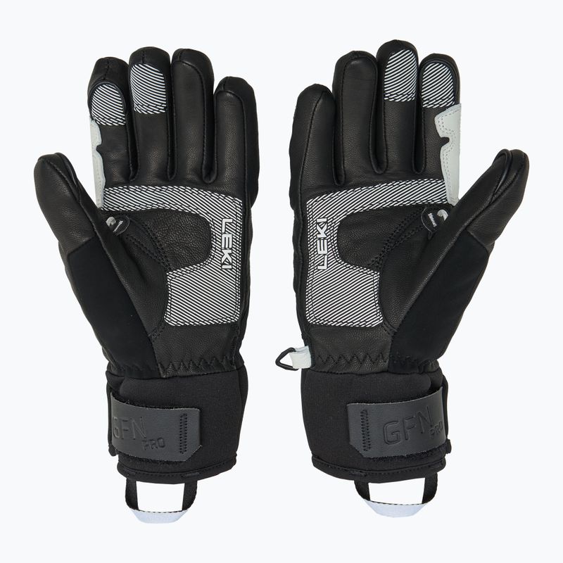 Moteriškos slidininkų pirštinės LEKI Griffin Pro 3D black 2