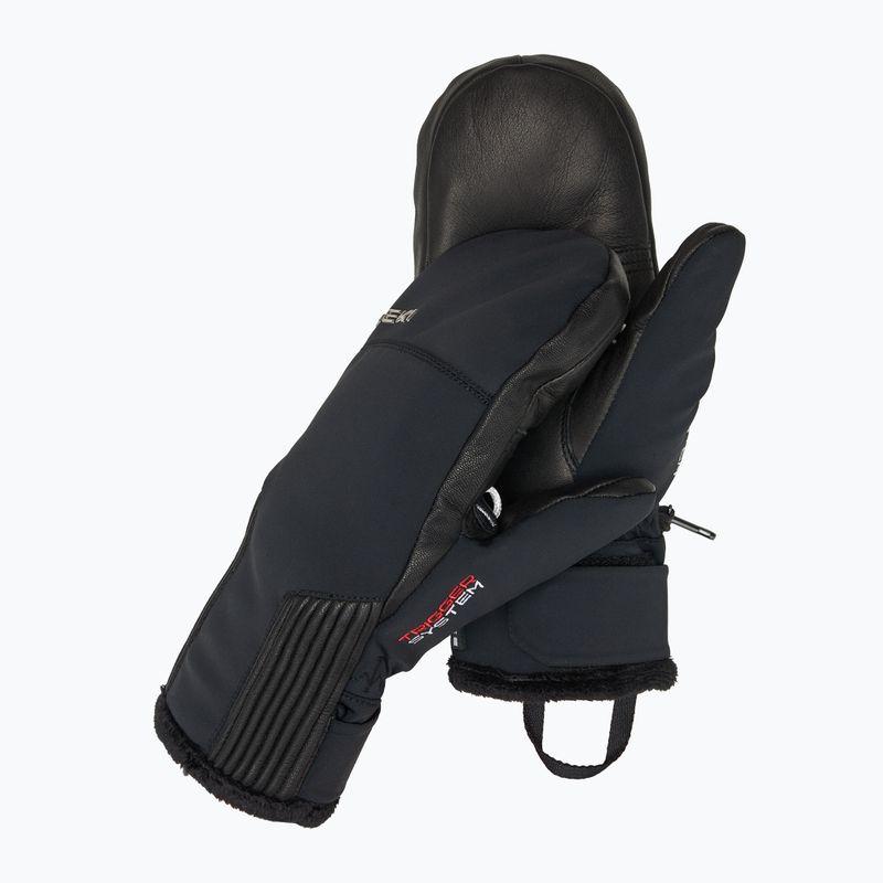 Moteriškos slidininkų pirštinės LEKI Vallarta 3D Mitt black
