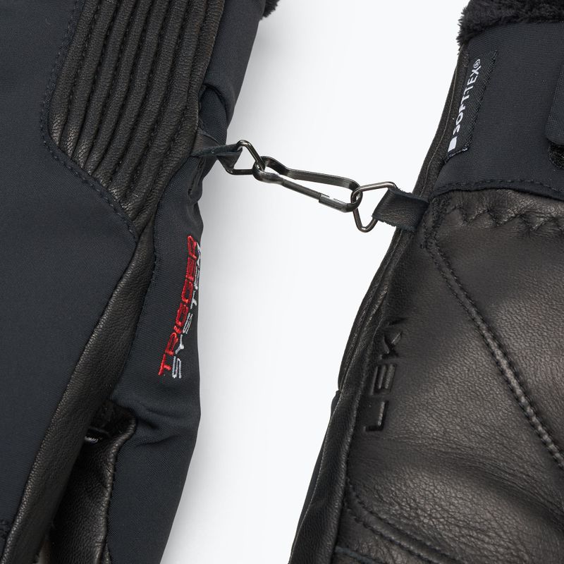 Moteriškos slidininkų pirštinės LEKI Vallarta 3D Mitt black 6
