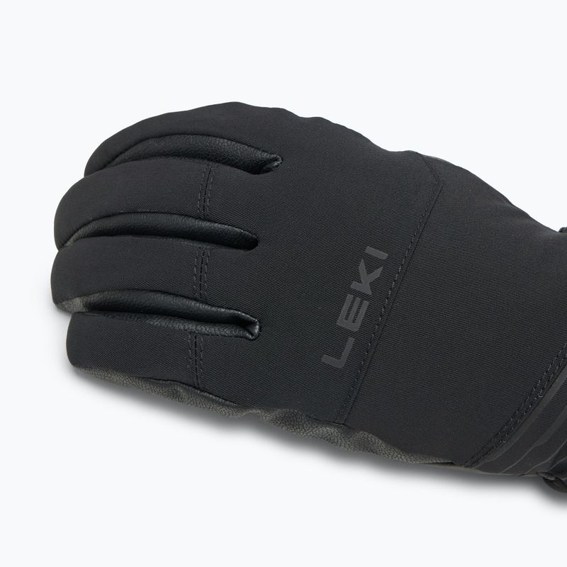 Moteriškos slidininkų pirštinės LEKI Sparrow 3D black 5