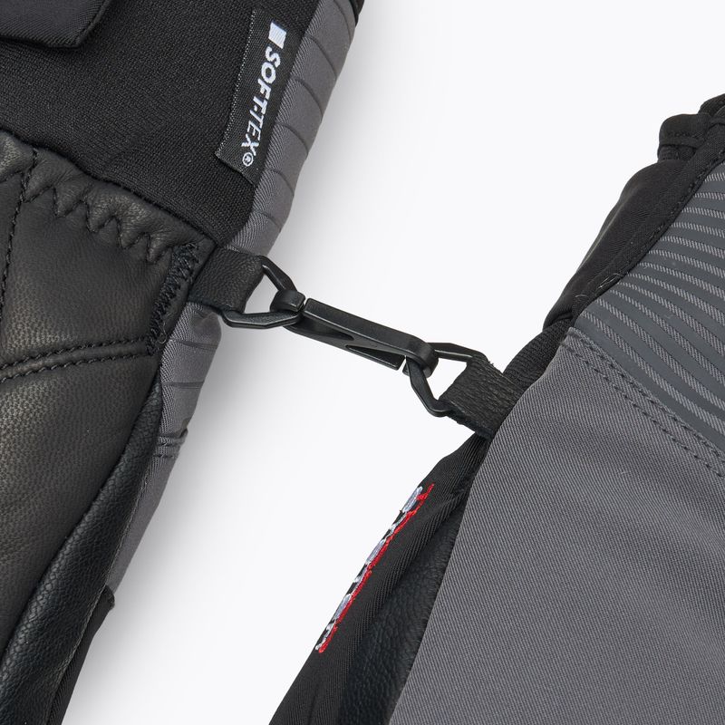 Vyriškos slidinėjimo pirštinės LEKI Sparrow 3D black/ graphite 7