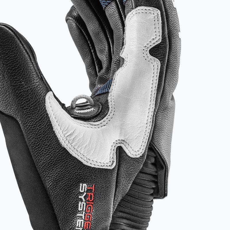 Vyriškos slidinėjimo pirštinės LEKI Hevon Pro 3D black/marine 5