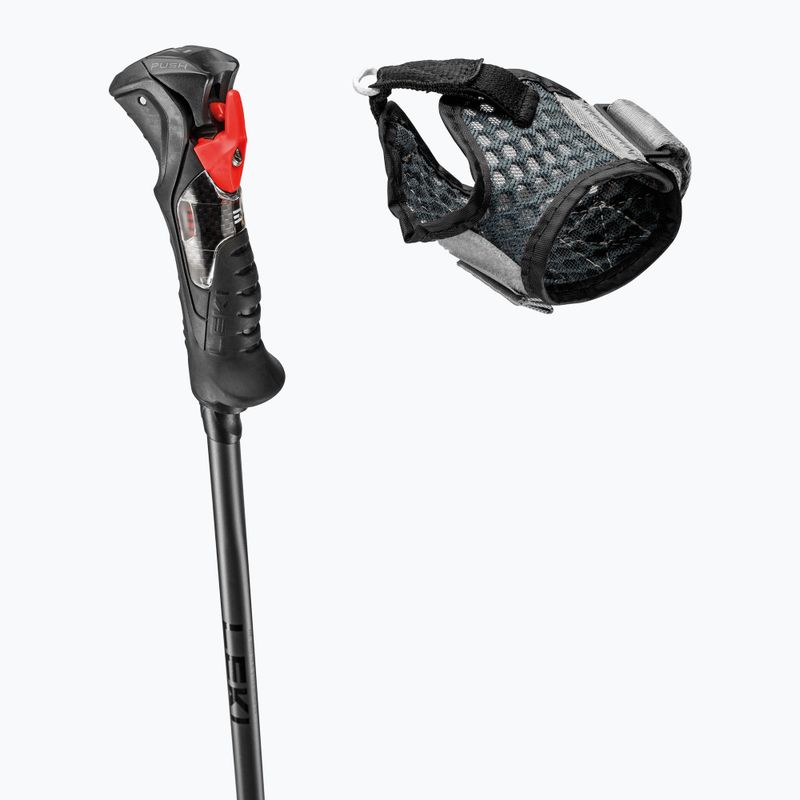 Slidinėjimo lazdos LEKI Airfoil 3D black/dark anthracite 4