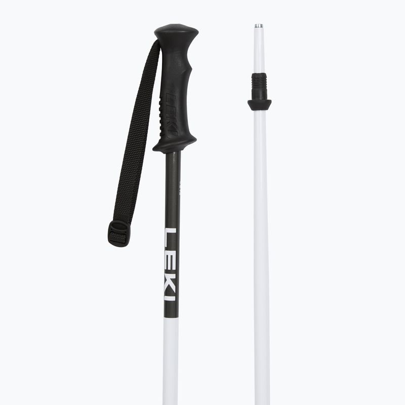 Vaikiškos slidinėjimo lazdos Leki Rider Create Jr white/dark anthracite 3