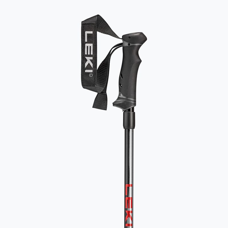 Slidinėjimo lazdos LEKI Hot Shot anodized black/eloxal gray/eloxal red 9