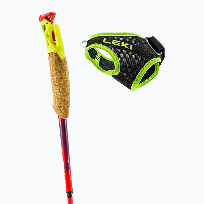 Bėgimo lazdos LEKI Ultatrail FX.One SL red/purple 5