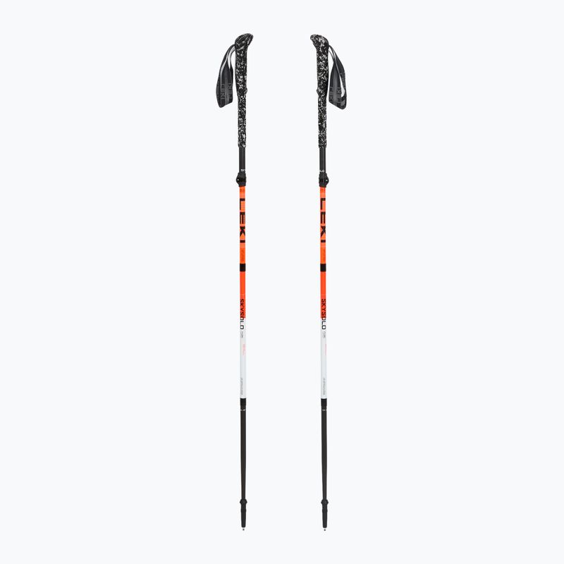 Žygio lazdos LEKI Skysolo FX.One Carbon neon orange/white/black