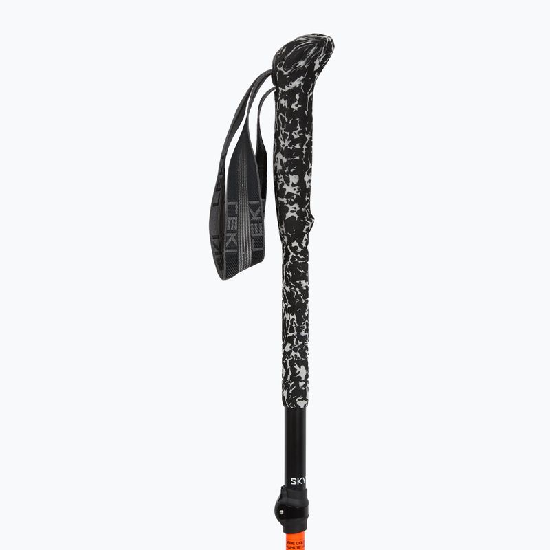 Žygio lazdos LEKI Skysolo FX.One Carbon neon orange/white/black 2