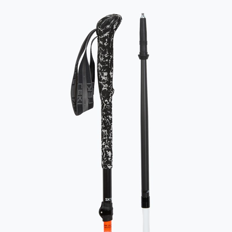 Žygio lazdos LEKI Skysolo FX.One Carbon neon orange/white/black 3