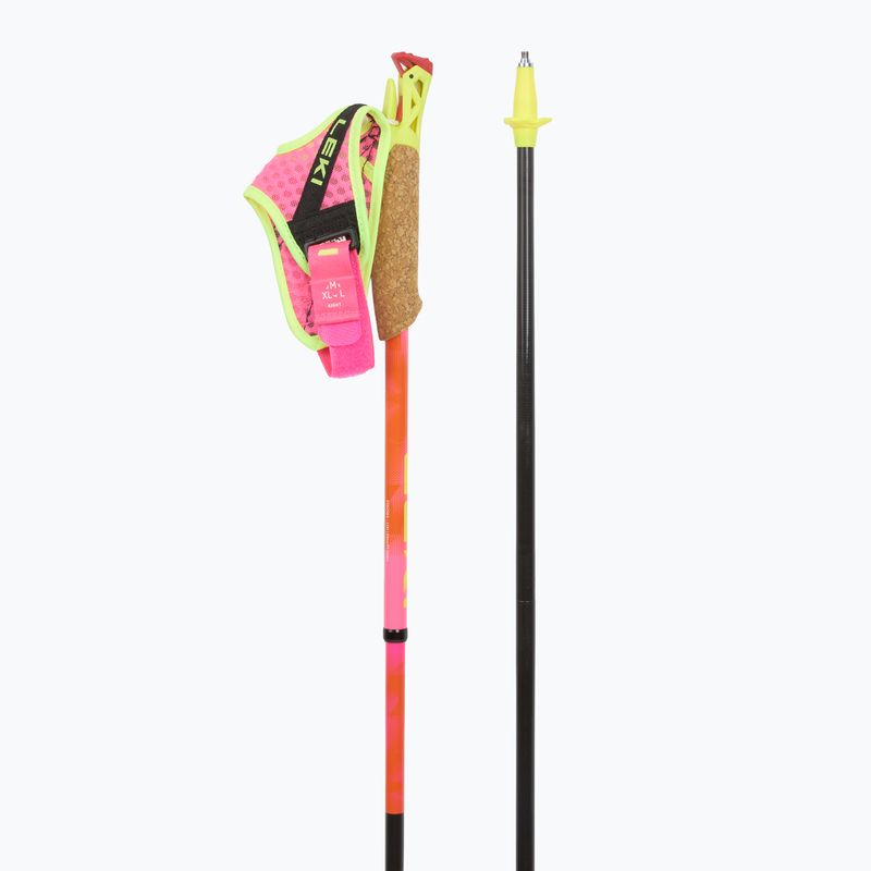 Bėgimo lazdos LEKI Ultatrail FX.One SL pink/orange 3