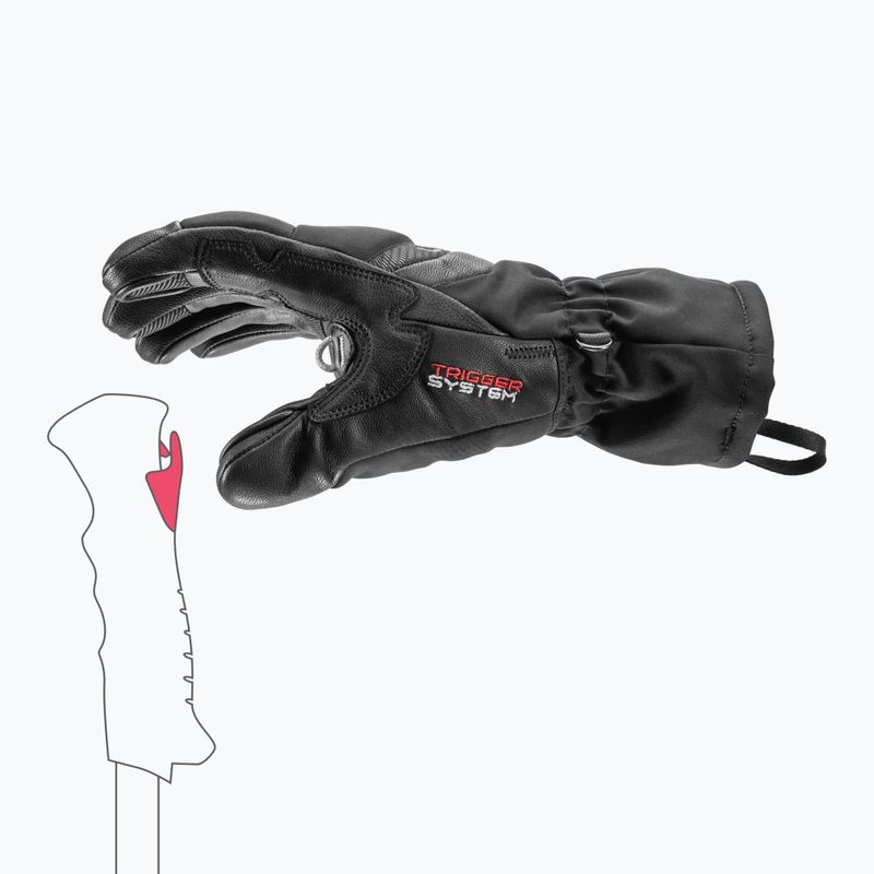 Moteriškos slidinėjimo pirštinės LEKI Griffin Base 3D black 7