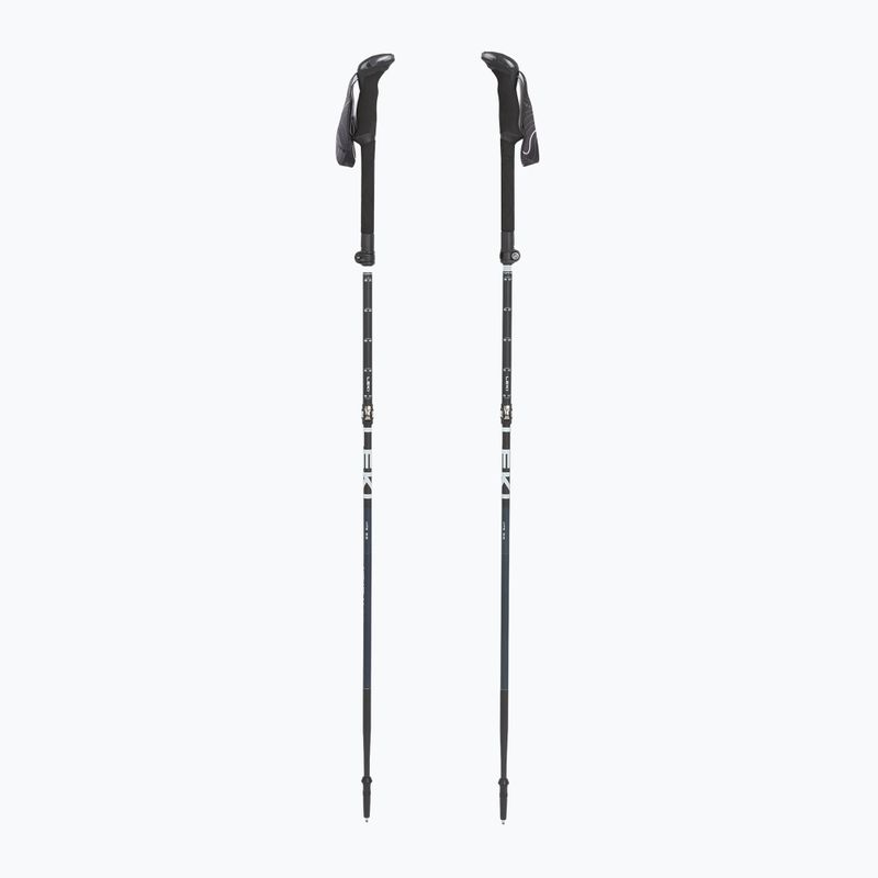 Žygio lazdos LEKI Makalu FX TA black stone blue/dark white