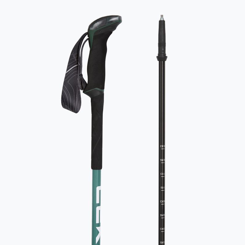 Žygio lazdos LEKI Makalu Lite malachite green/dark malachite green/white 3