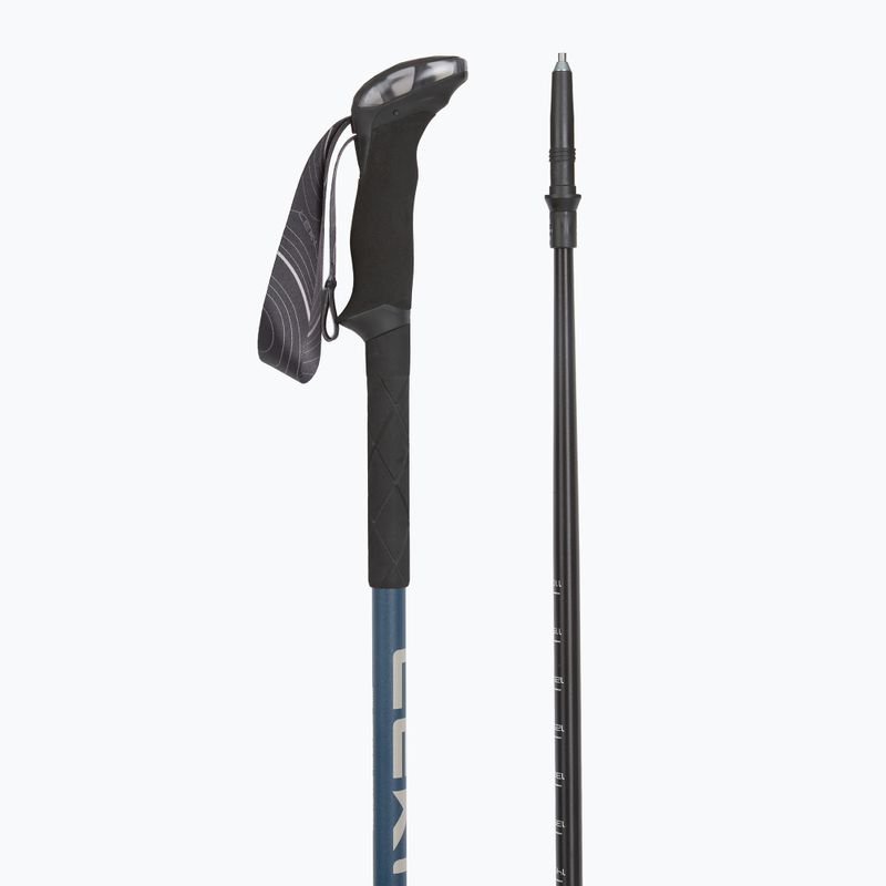 Žygio lazdos LEKI Makalu stone blue dark/warm grey dark 3