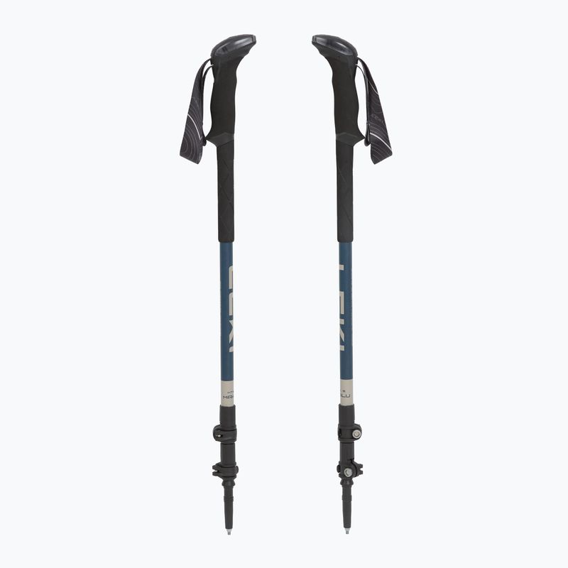Žygio lazdos LEKI Makalu stone blue dark/warm grey dark 5