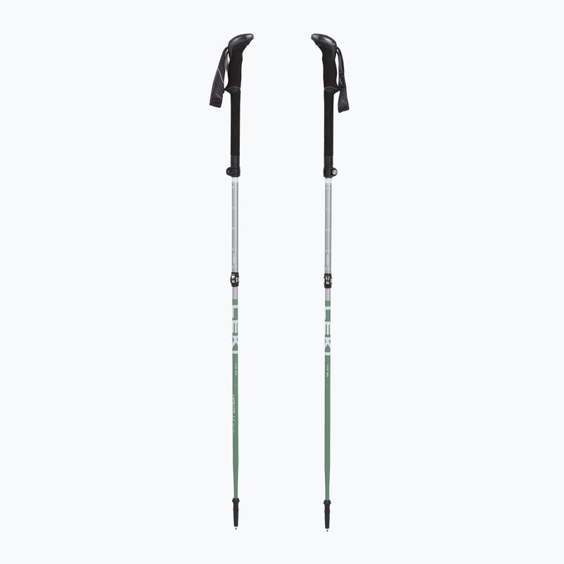Žygio lazdos LEKI Makalu FX TA silver/greygreen/white