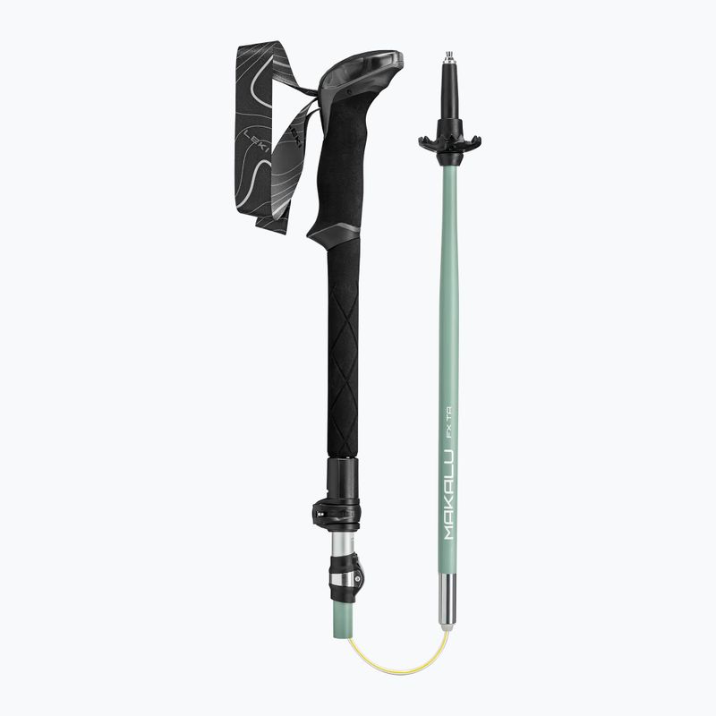 Žygio lazdos LEKI Makalu FX TA silver/greygreen/white 3