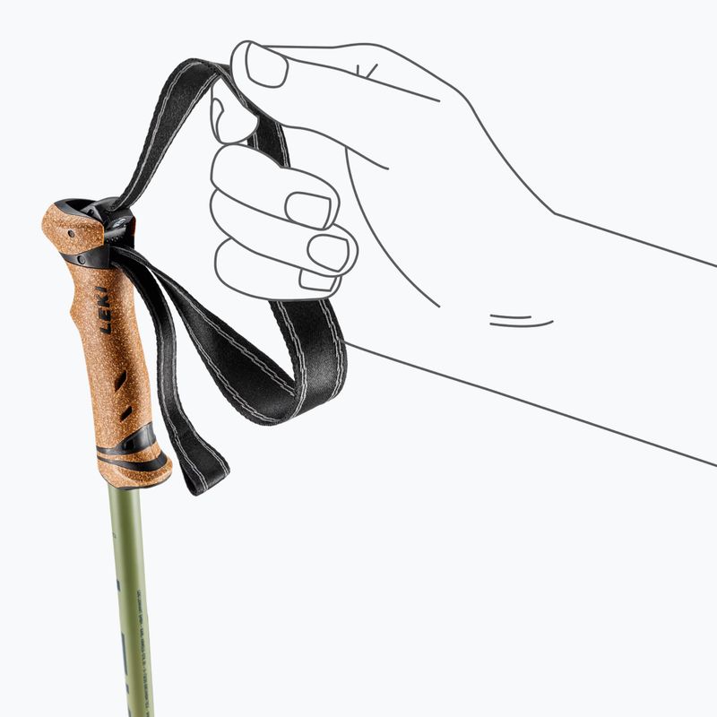 Žygio lazdos LEKI Legacy Lite denim blue/dark olive 6