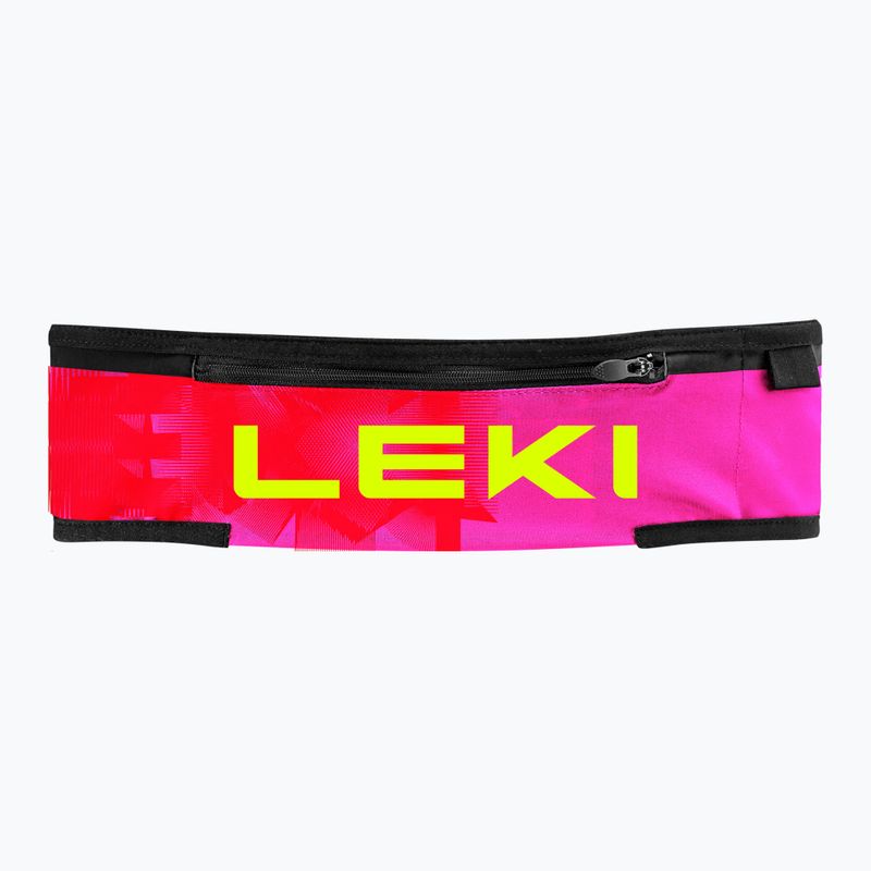 Kūno diržas LEKI Trail Running Pole pink