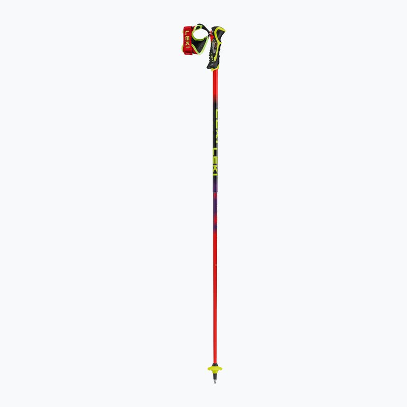 Slidžių lazdos LEKI Venom SL TR bright red/black/neon yellow 2