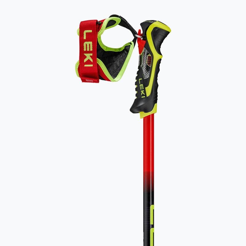 Slidžių lazdos LEKI Venom SL TR bright red/black/neon yellow 3