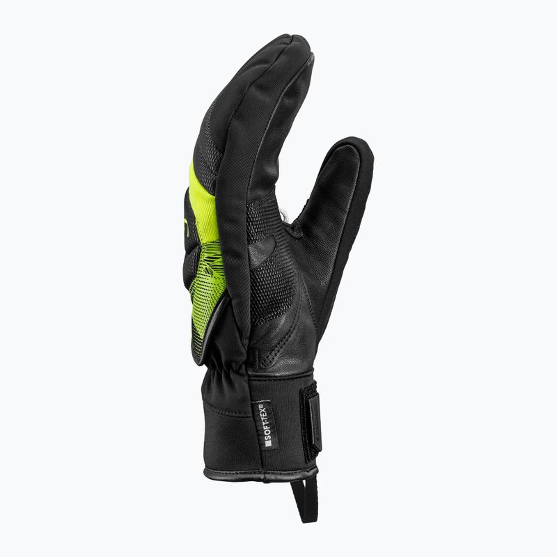 Slidinėjimo pirštinės LEKI WCR Core TR Mitt black/neon yellow 4