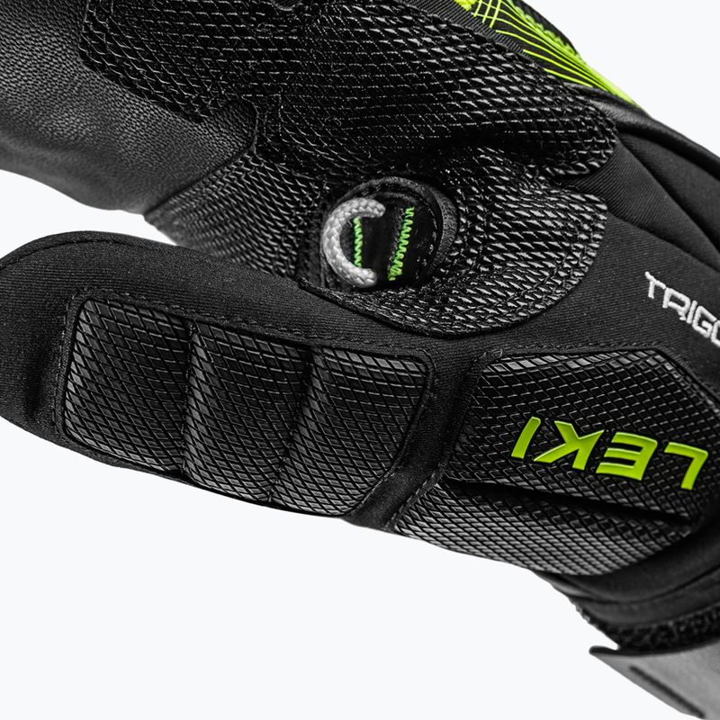 Slidinėjimo pirštinės LEKI WCR Core TR Mitt black/neon yellow 5