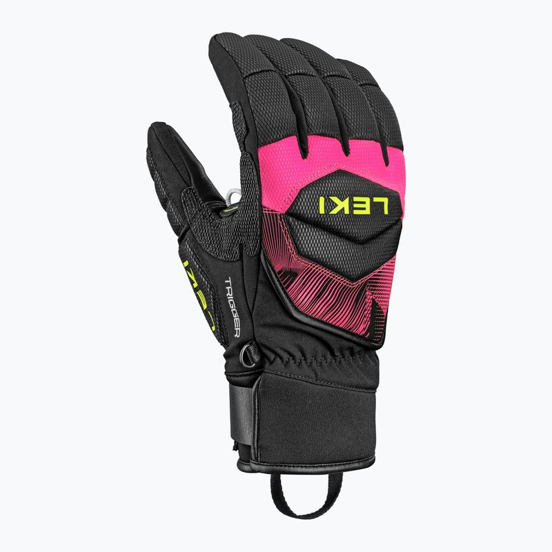 Slidinėjimo pirštinės LEKI WCR Core TR black/neon pink/neon yellow 2