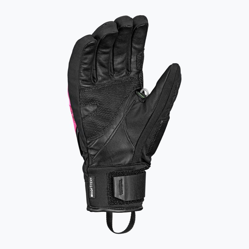Slidinėjimo pirštinės LEKI WCR Core TR black/neon pink/neon yellow 3