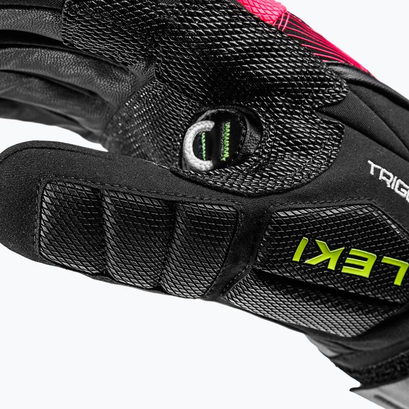 Slidinėjimo pirštinės LEKI WCR Core TR black/neon pink/neon yellow 5