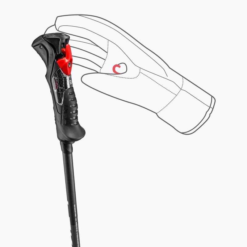 Slidžių lazdos LEKI Carbon 14 TR black 5