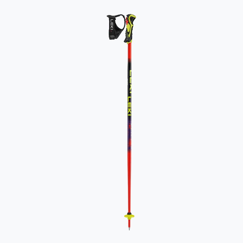 Vaikiškos slidžių lazdos LEKI WCR Evo Lite SL TR bright red/black/neon yellow 2