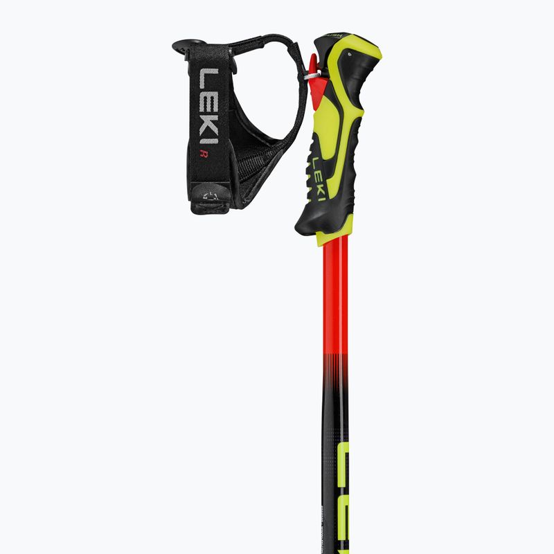 Vaikiškos slidžių lazdos LEKI WCR Evo Lite SL TR bright red/black/neon yellow 3