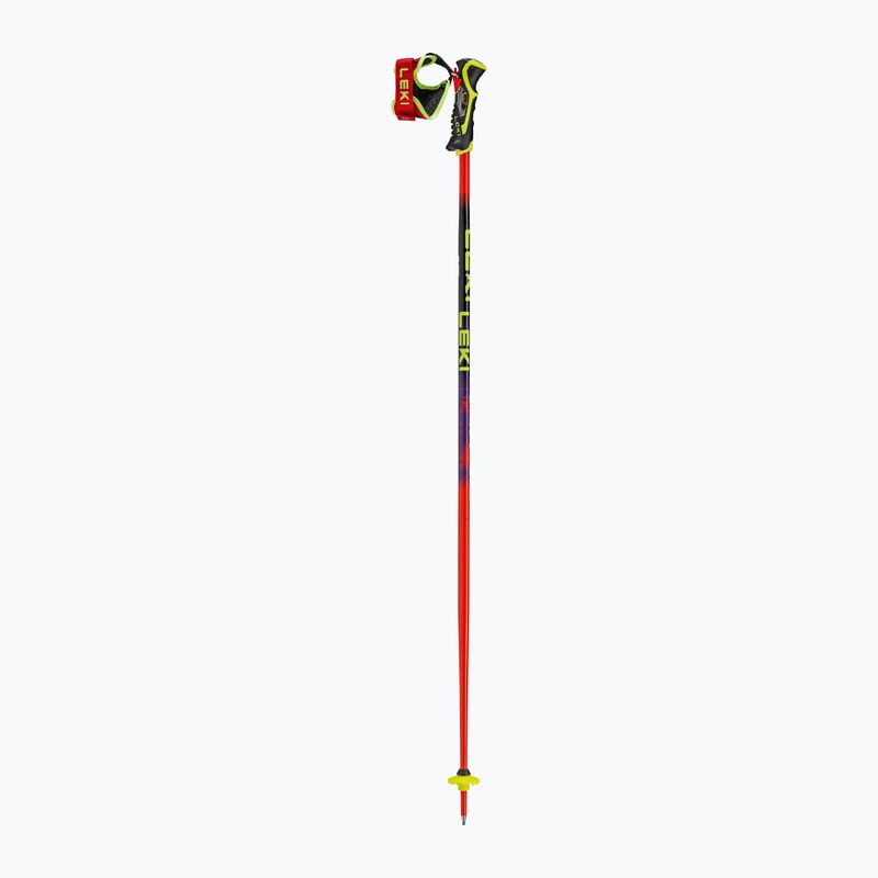 Vaikiškos slidžių lazdos LEKI WCR Pro Lite SL TR bright red/black/neon yellow 2