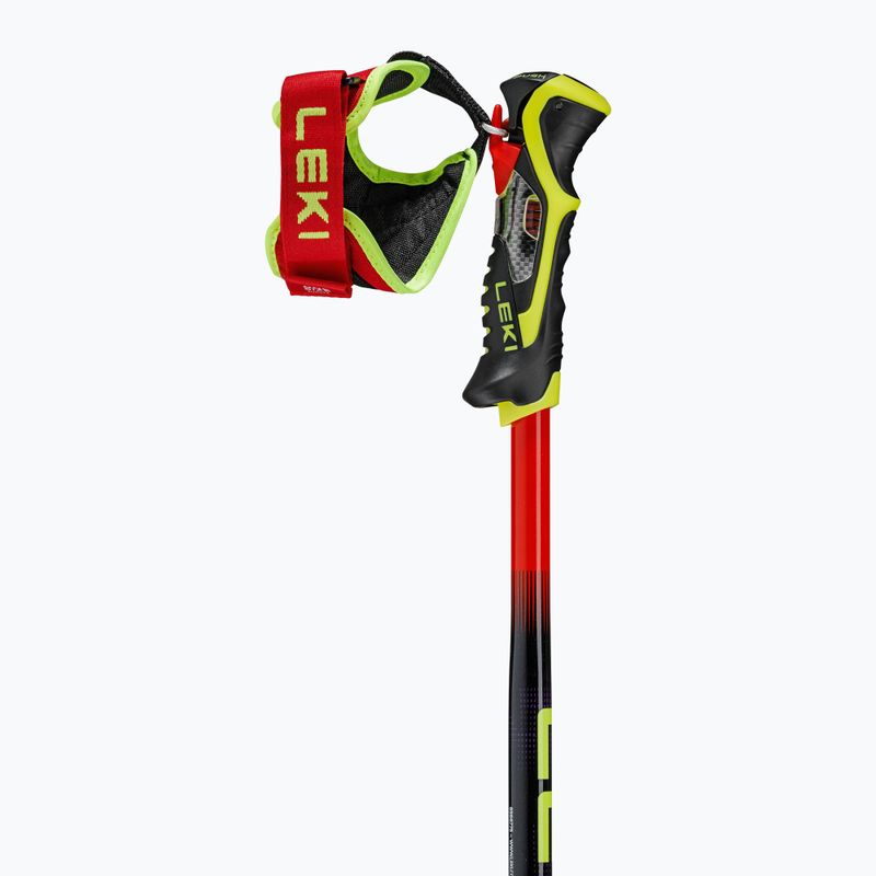 Vaikiškos slidžių lazdos LEKI WCR Pro Lite SL TR bright red/black/neon yellow 3