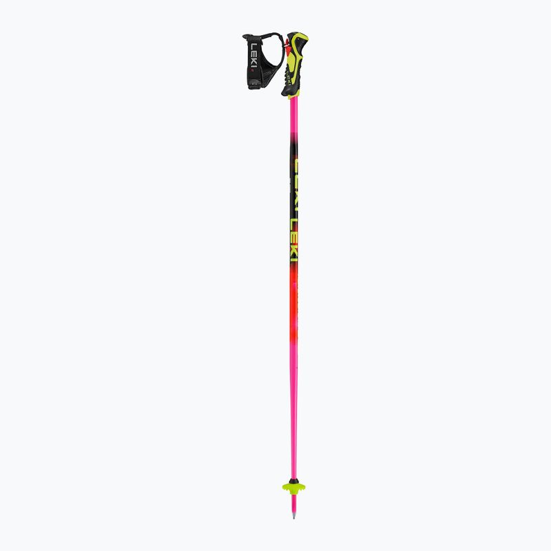 Vaikiškos slidžių lazdos LEKI WCR Evo Lite SL TR neon pink/black/neon yellow 2