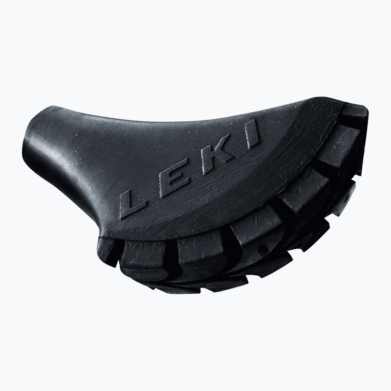 LEKI guminis padas Vaikščiojimo lazdų dangteliai juodi 881800103
