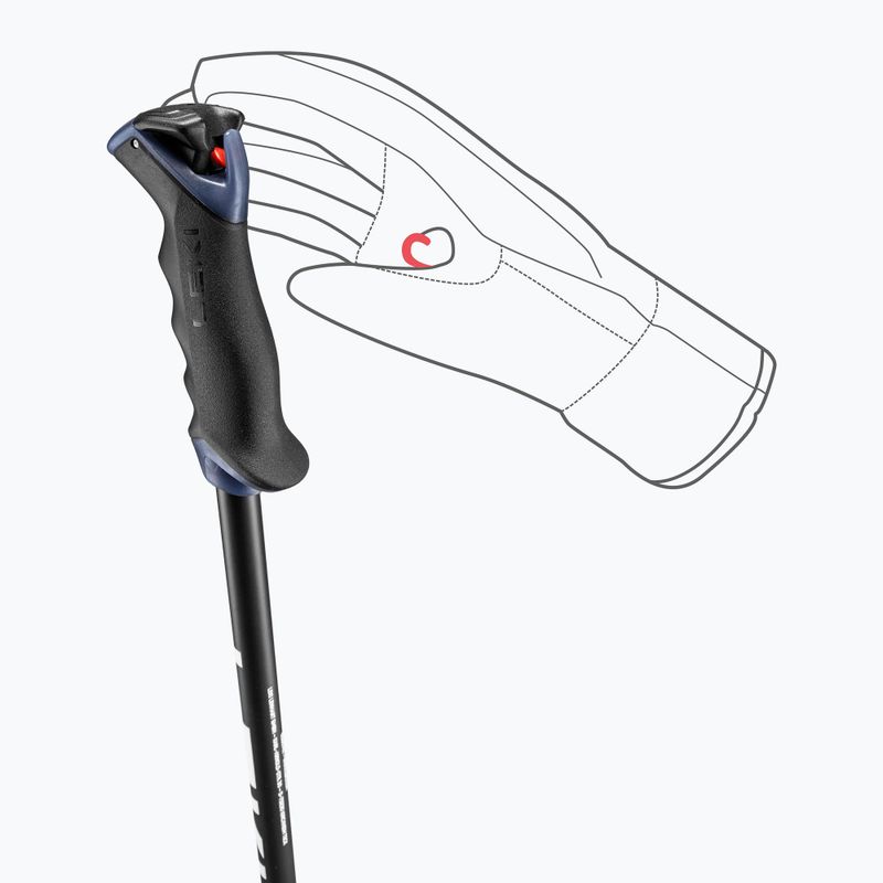 Slidžių lazdos LEKI Voltec Lite TR black 6