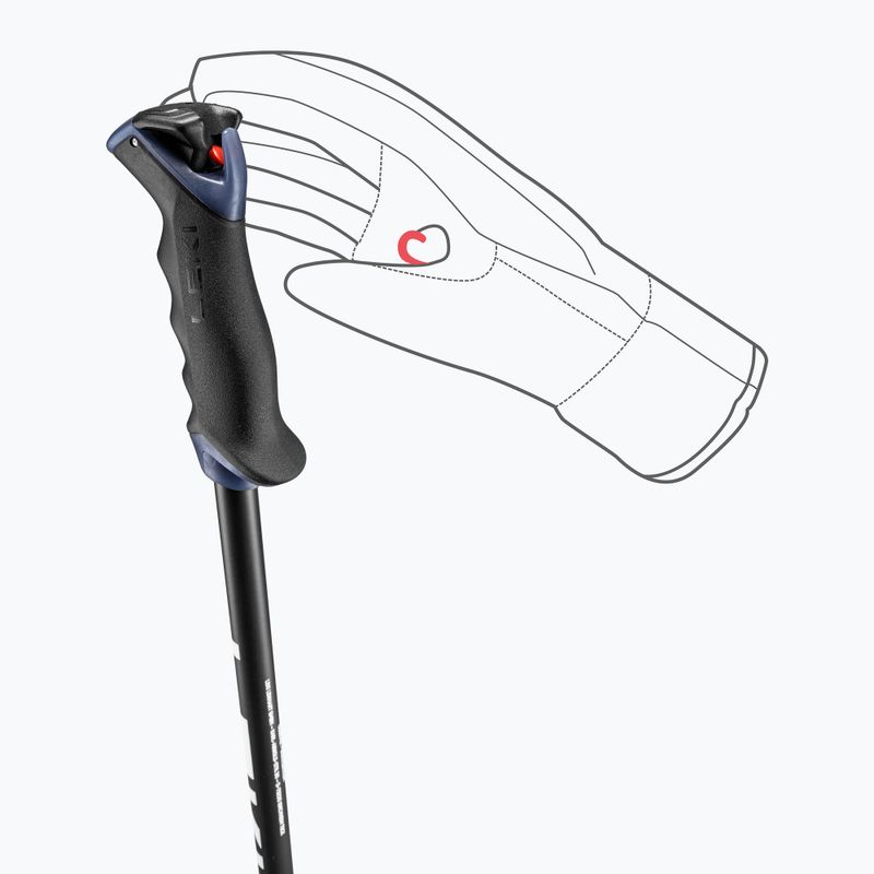 Slidžių lazdos LEKI Voltec Lite TR black 7
