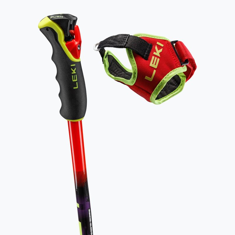 Slidžių lazdos LEKI WCR Pro GS TR bright red/black/neon yellow 4