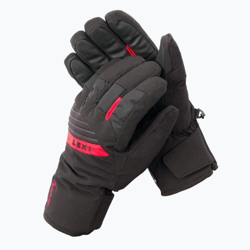 LEKI Space Gtx vyriškos slidinėjimo pirštinės raudonos spalvos 643861302