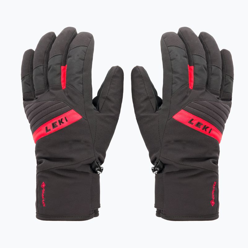 LEKI Space Gtx vyriškos slidinėjimo pirštinės raudonos spalvos 643861302 3