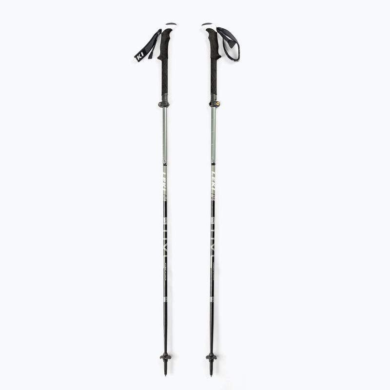 LEKI Micro Vario Carbon Strong trekingo lazdos juodos spalvos 6492980