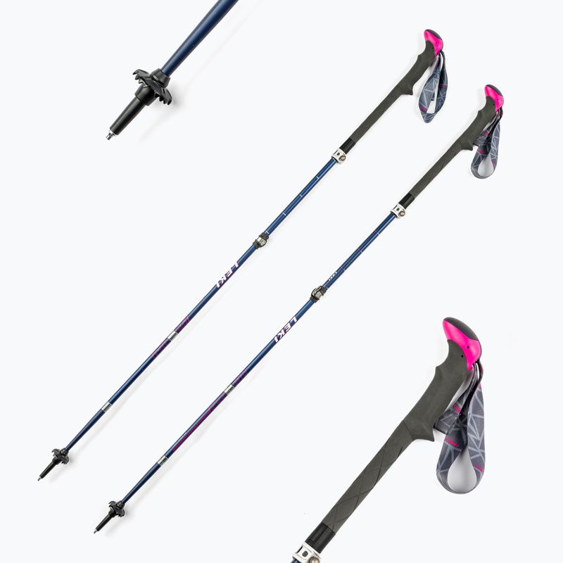 LEKI Micro Vario Carbon trekingo lazdos mėlynos spalvos 6492067 7