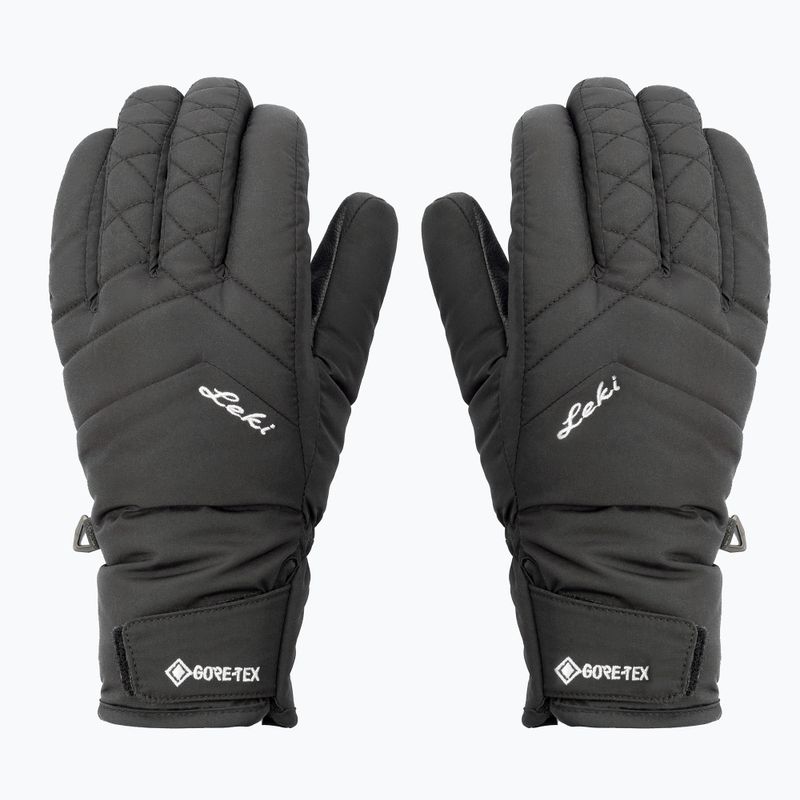 LEKI Sveia Gtx Lady slidinėjimo pirštinės Black 649804201 3