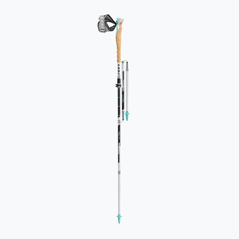 LEKI MCT 12 Vario Carbon slidinėjimo lazdos juodai baltos 65026851