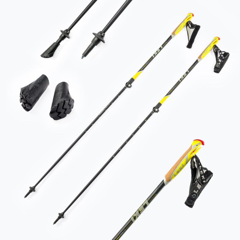 LEKI Spin Shark SL Šiaurietiško ėjimo lazdos juodos 65026141 6